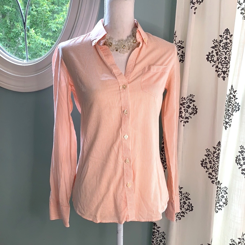 Banana Republic Striped Button Down Size S